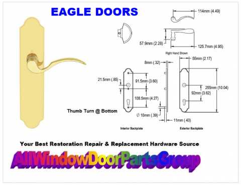 door lever parts diagram