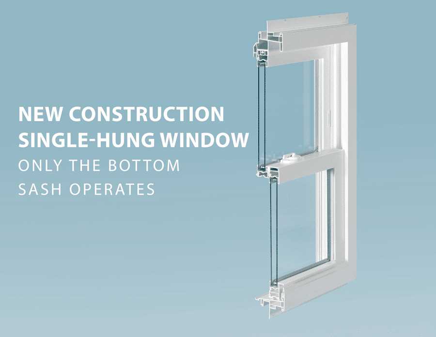 double hung window parts diagram