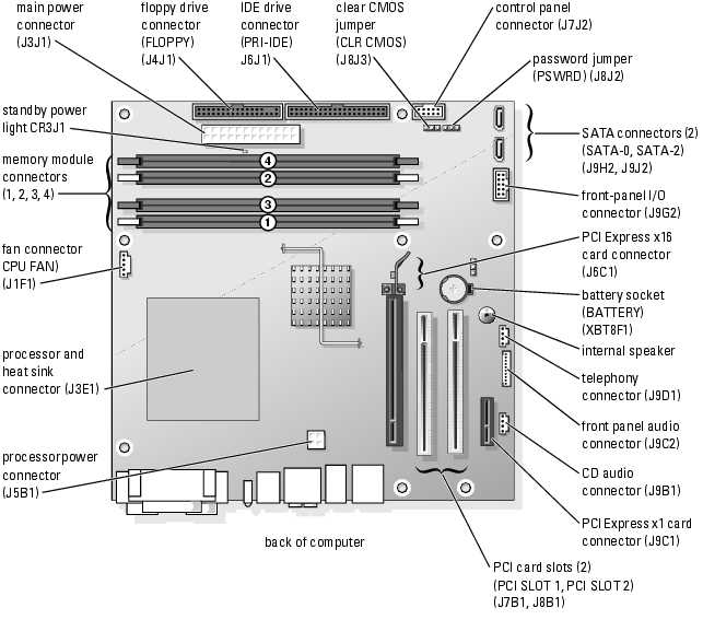 dell laptop parts diagram