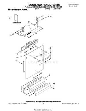 parts diagram for kitchenaid refrigerator