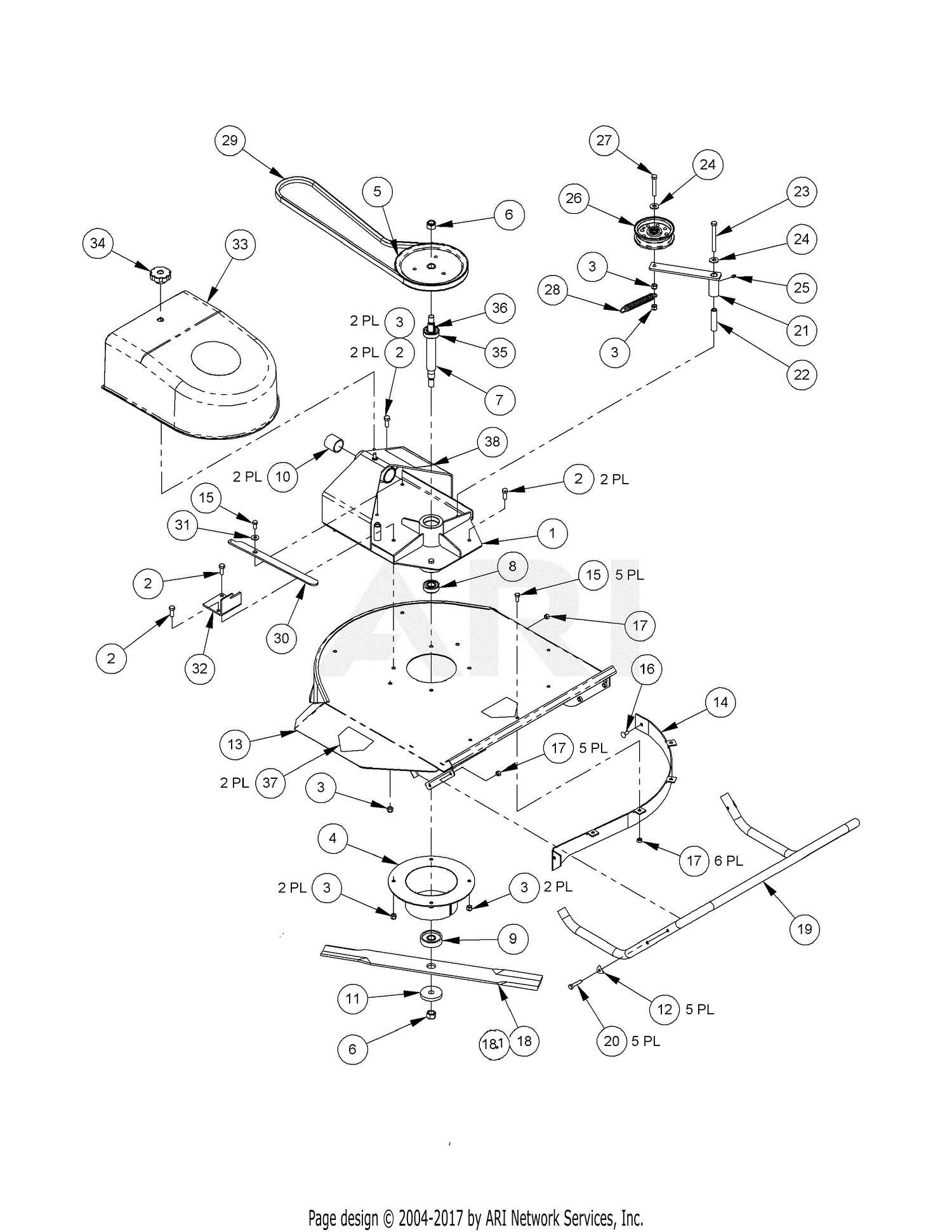 dr trimmer parts diagram