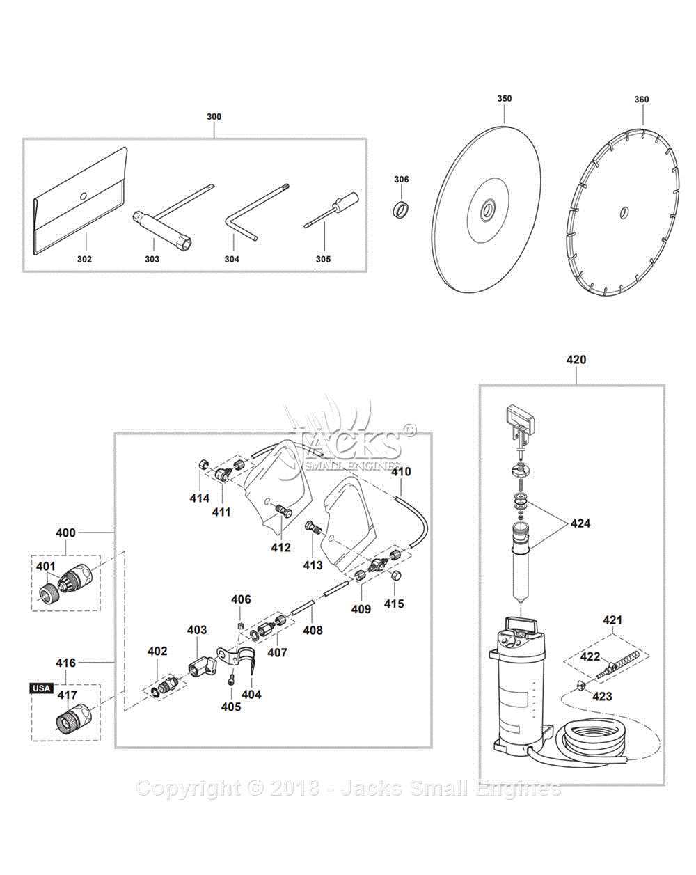 makita ek7301 parts diagram