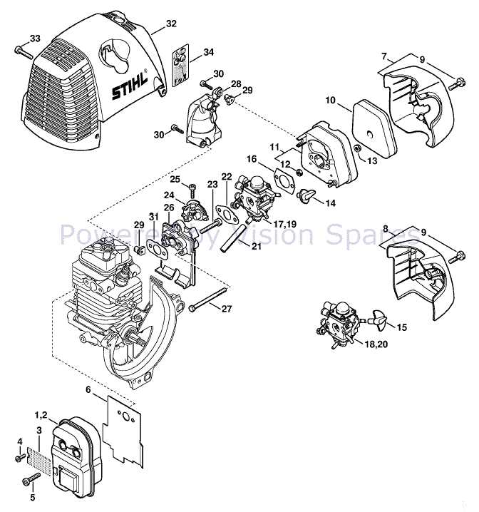 drive shaft stihl ht 131 pole saw parts diagram