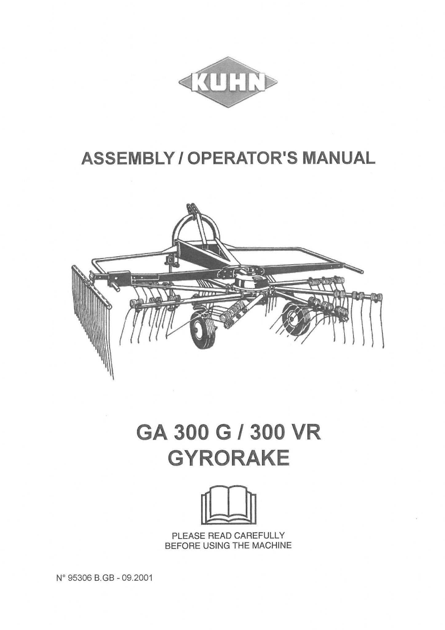 kuhn ga 3200 gt rotary rake parts diagram