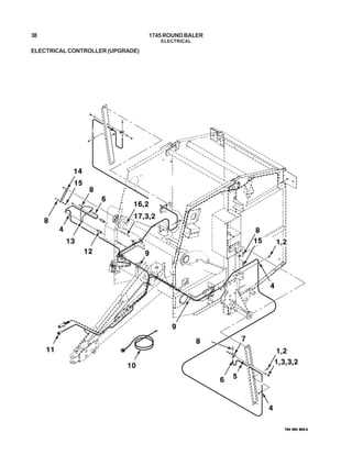 hay baler parts diagram