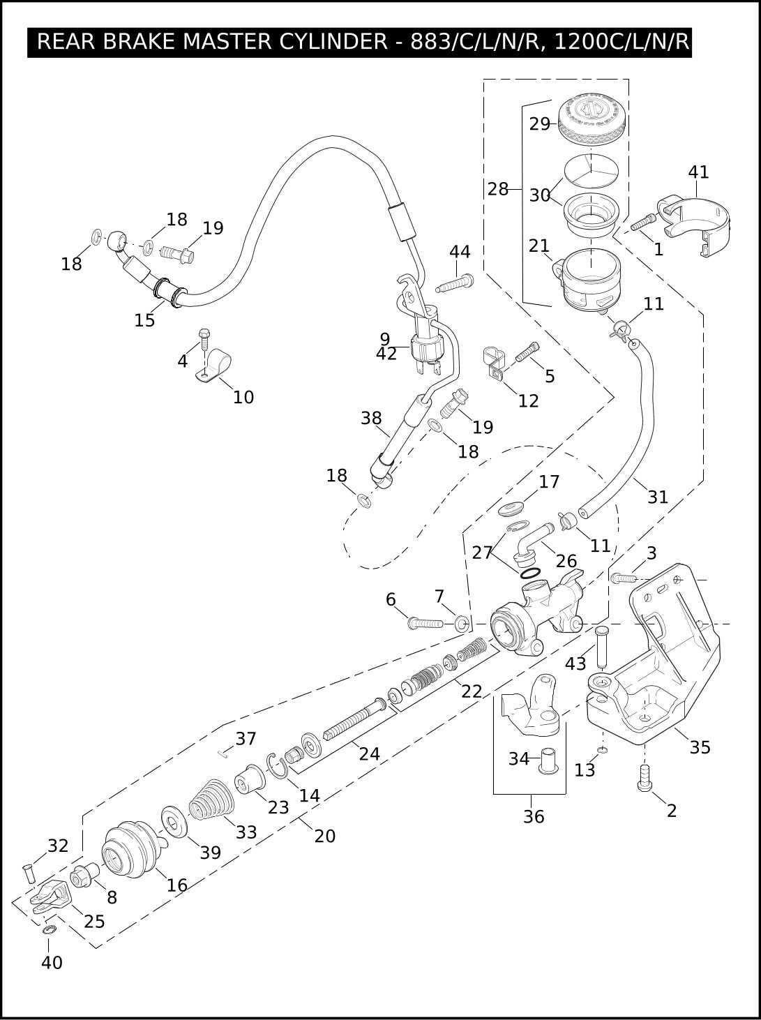 harley sportster 1200 parts diagram