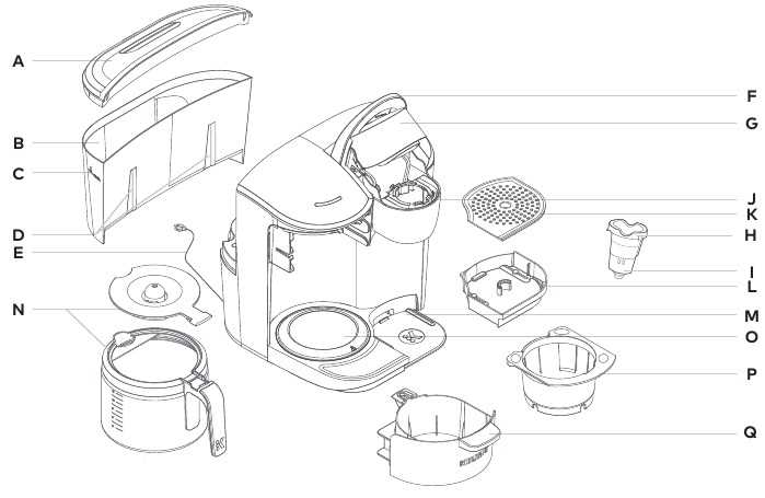 keurig k3000se parts diagram