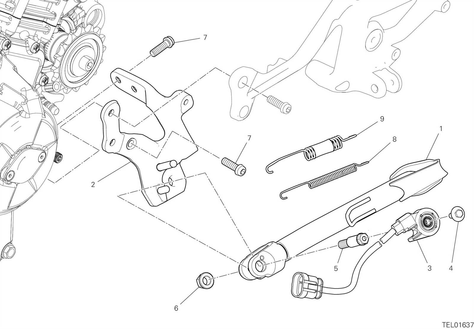 ducati diavel parts diagram