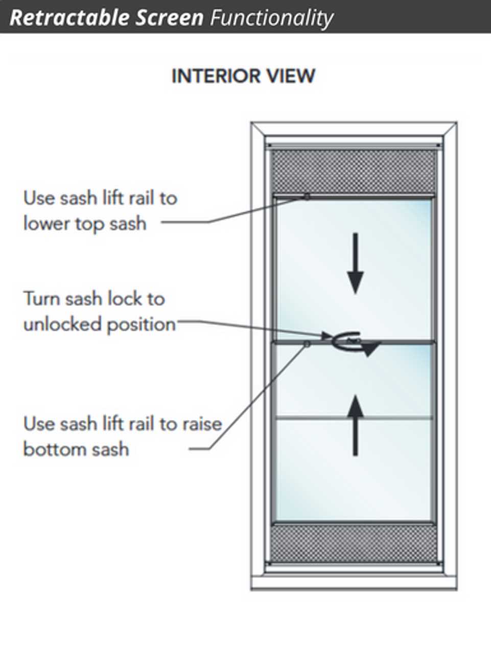 larson storm door retractable screen replacement parts diagram