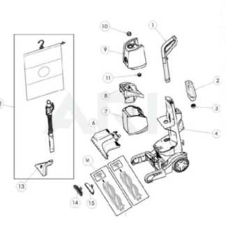 hoover max extract parts diagram