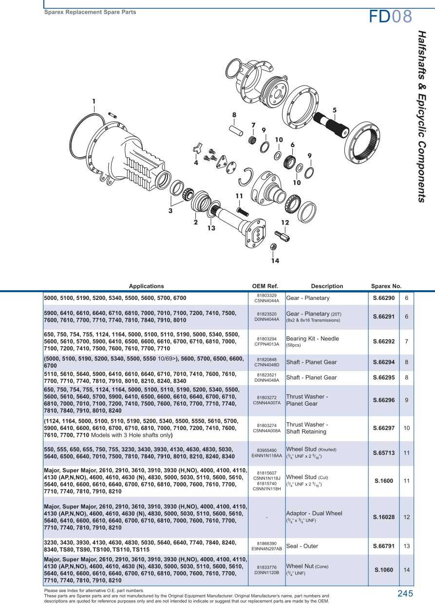 ford 6640 parts diagram