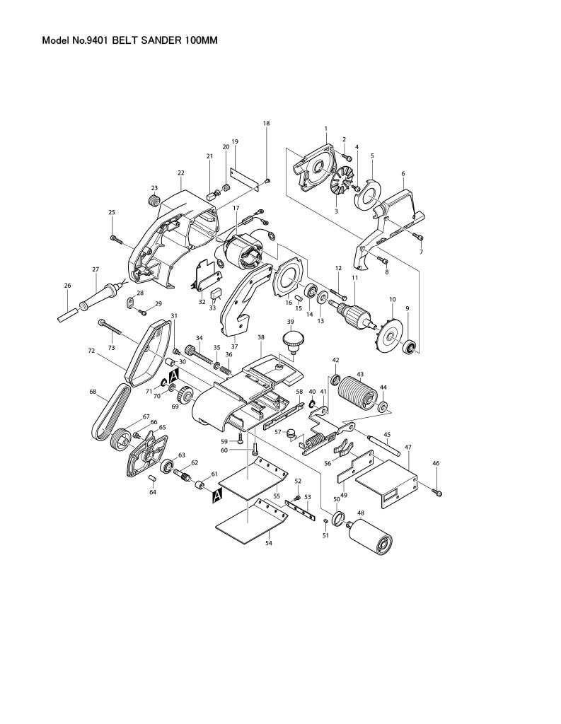 belt parts diagram