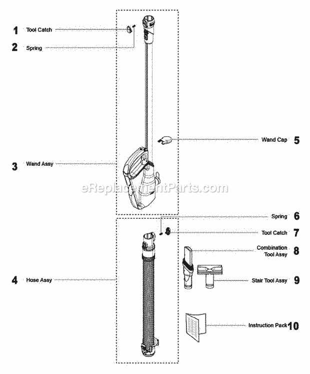 dyson animal parts diagram