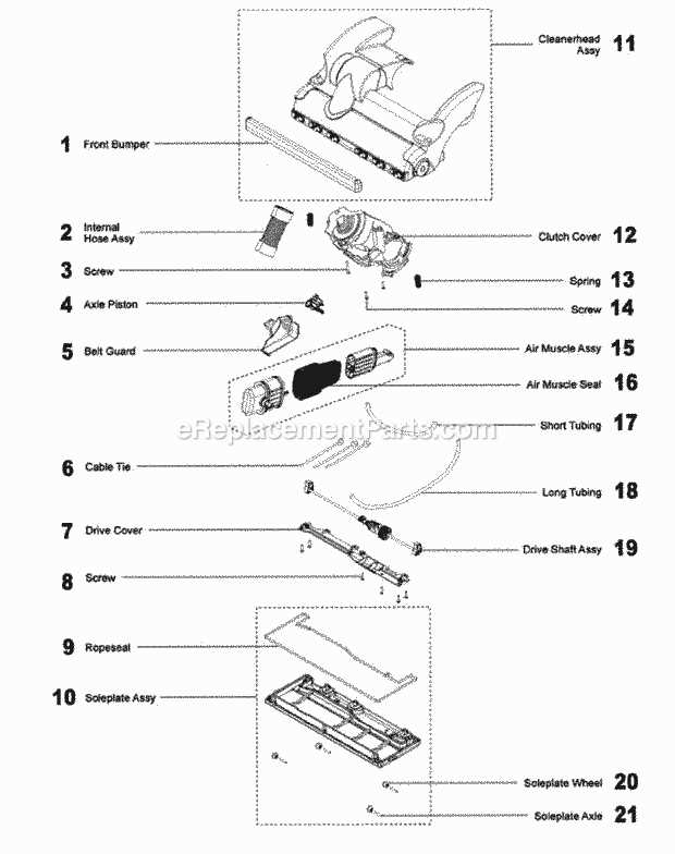 dyson animal parts diagram