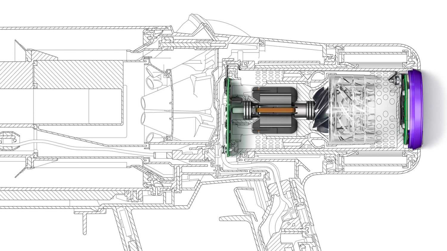 dyson cyclone v10 absolute parts diagram