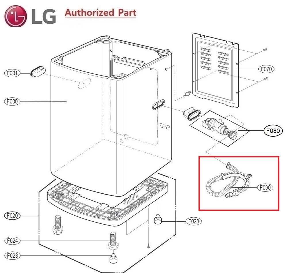 lg top load washing machine parts diagram