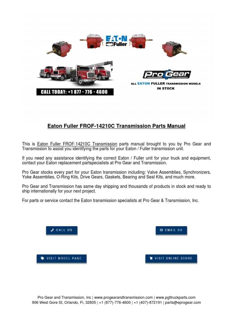 eaton transmission parts diagram