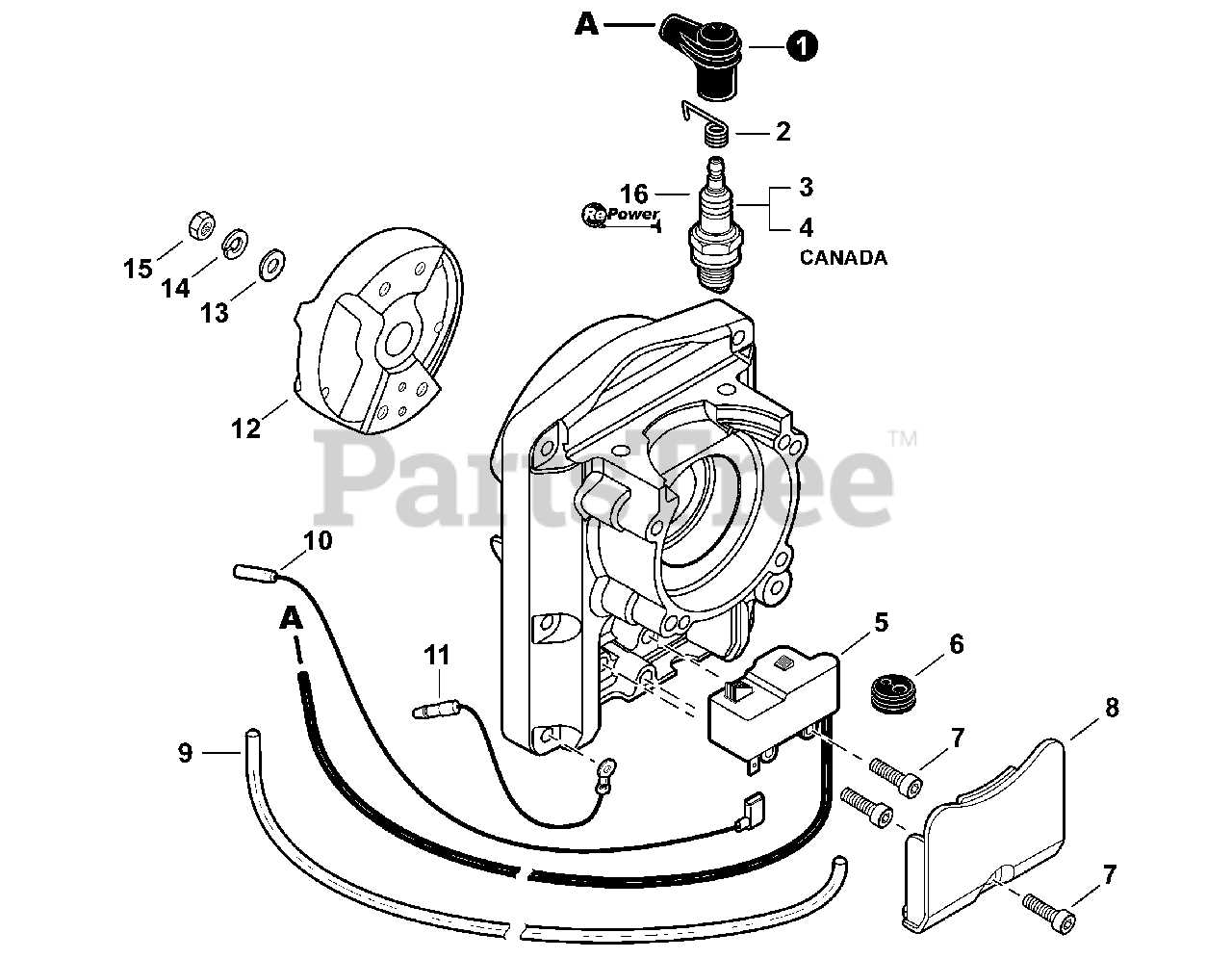 echo blower parts diagram