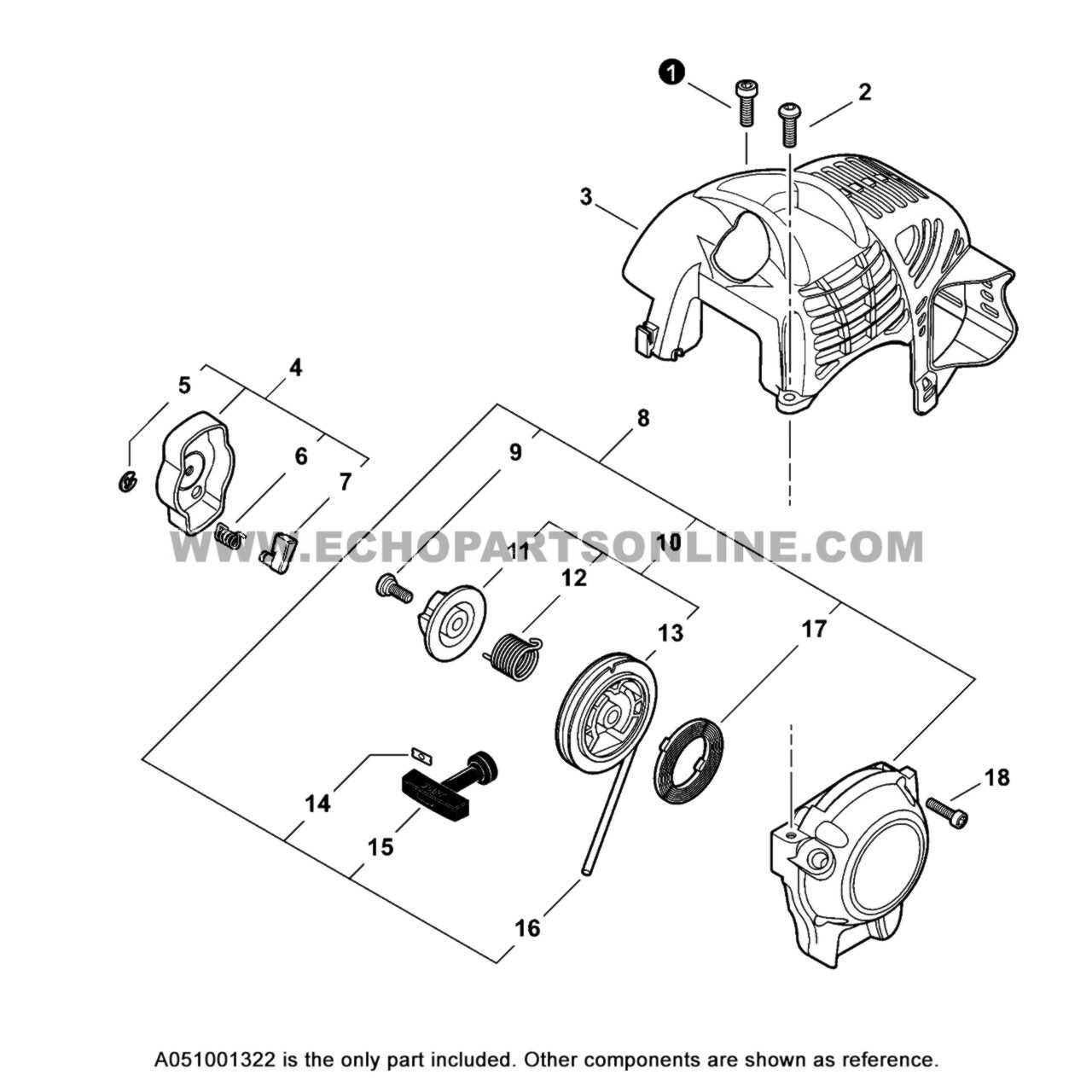 echo gt 225 parts diagram