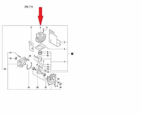 echo pb 770h parts diagram