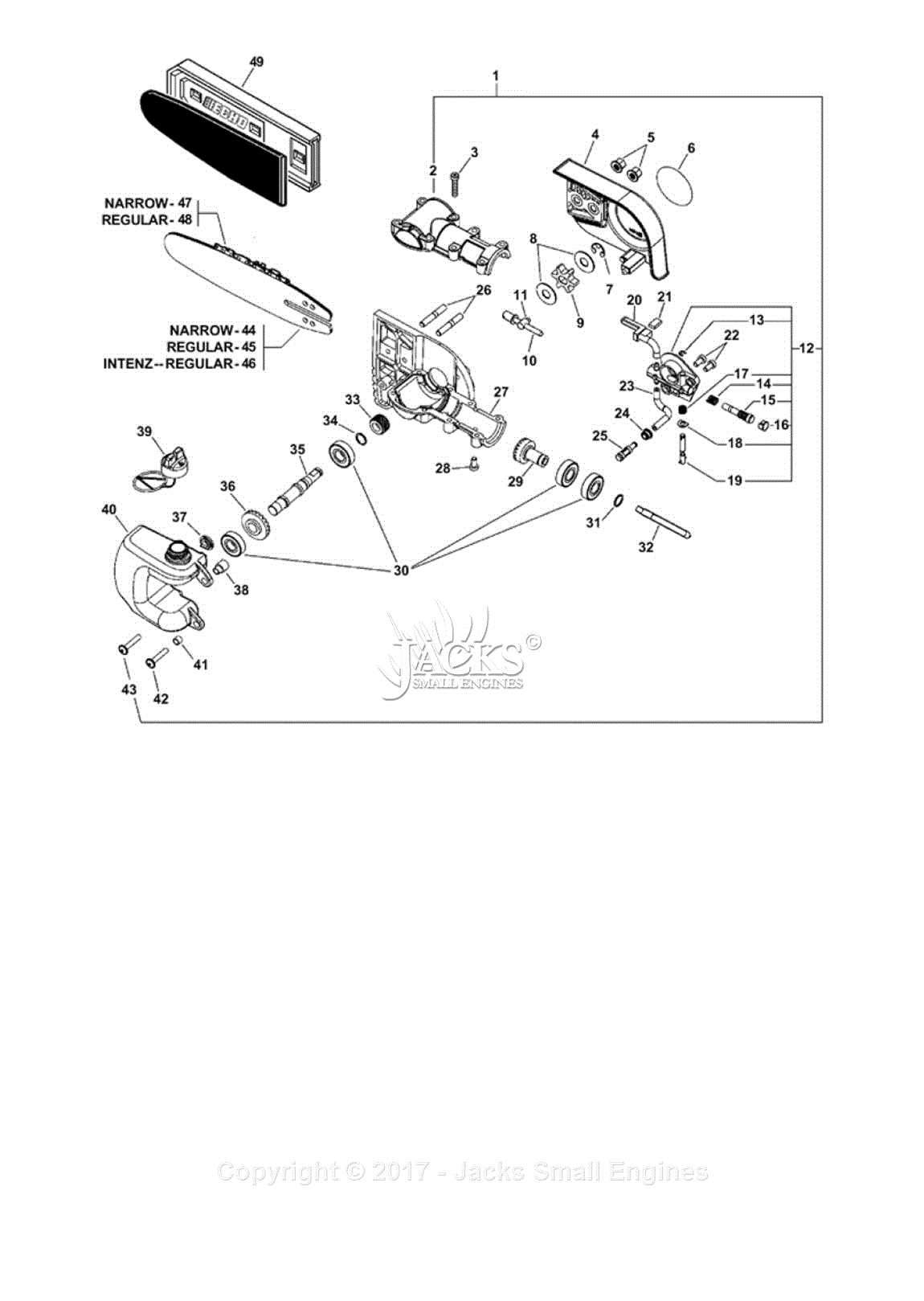 echo power pruner parts diagram