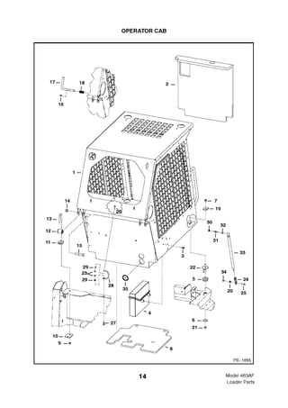 bobcat 463 parts diagram