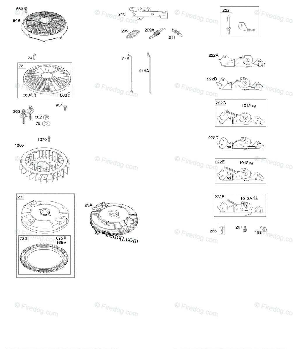 briggs and stratton starter parts diagram