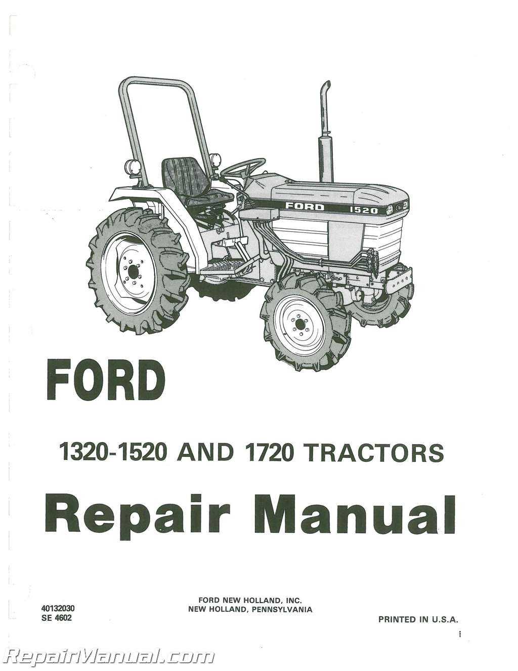 ford 1520 parts diagram