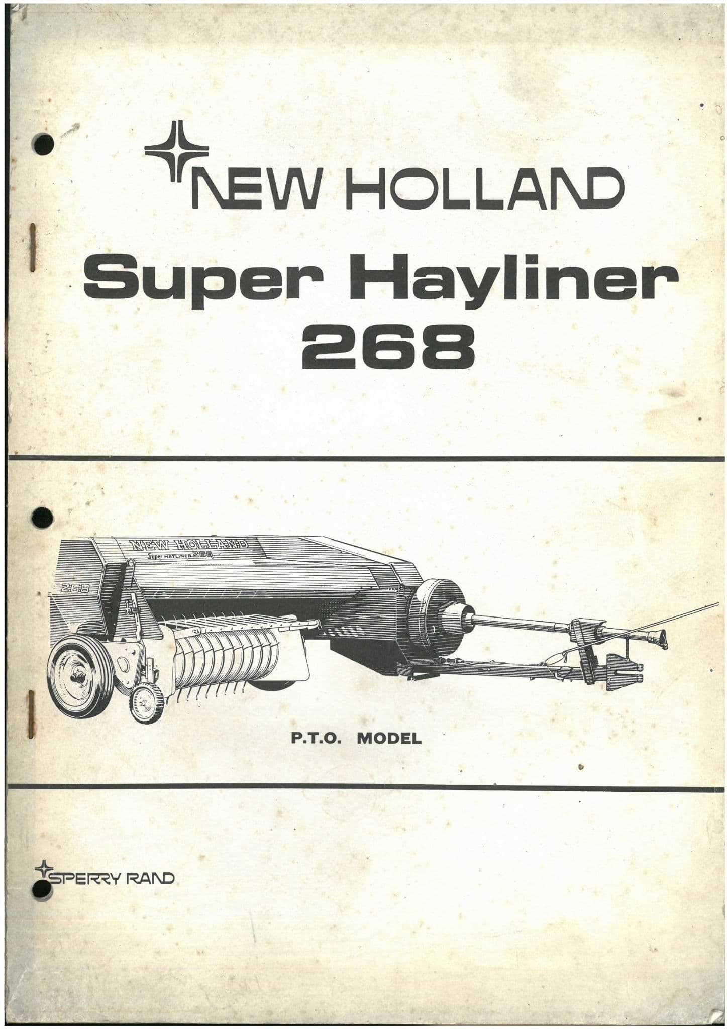 new holland 268 baler parts diagram