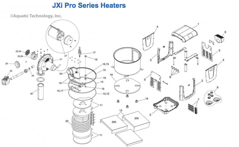 jandy jxi parts diagram