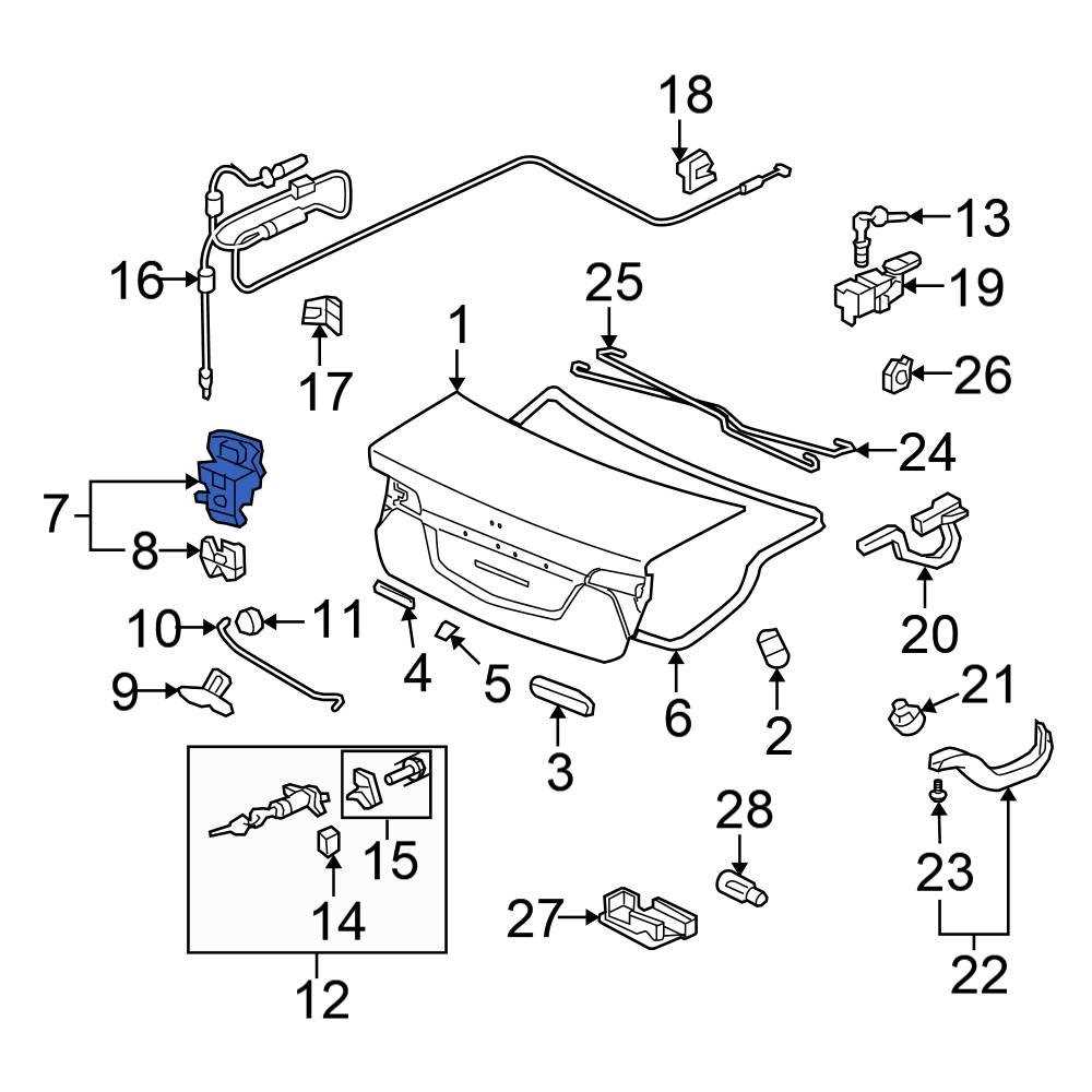 2007 honda civic body parts diagram