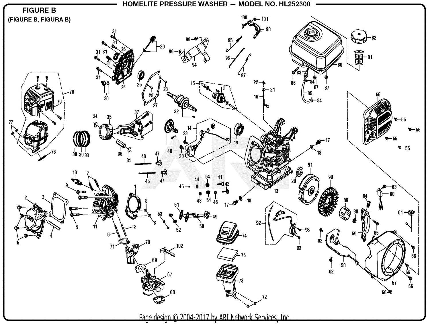 homelite parts diagram