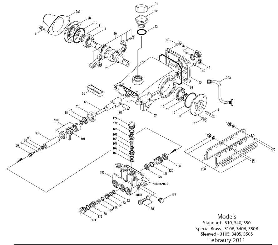 electric pressure washer parts diagram