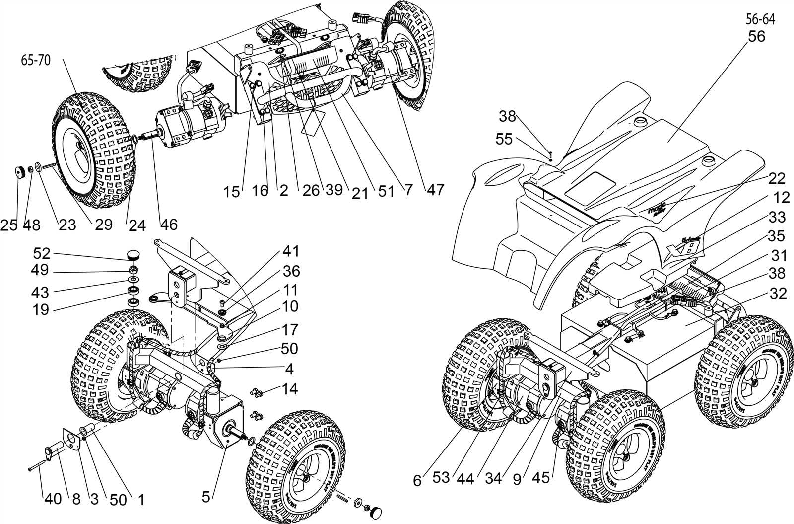 electric wheelchair parts diagram