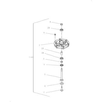 john deere 1435 deck parts diagram