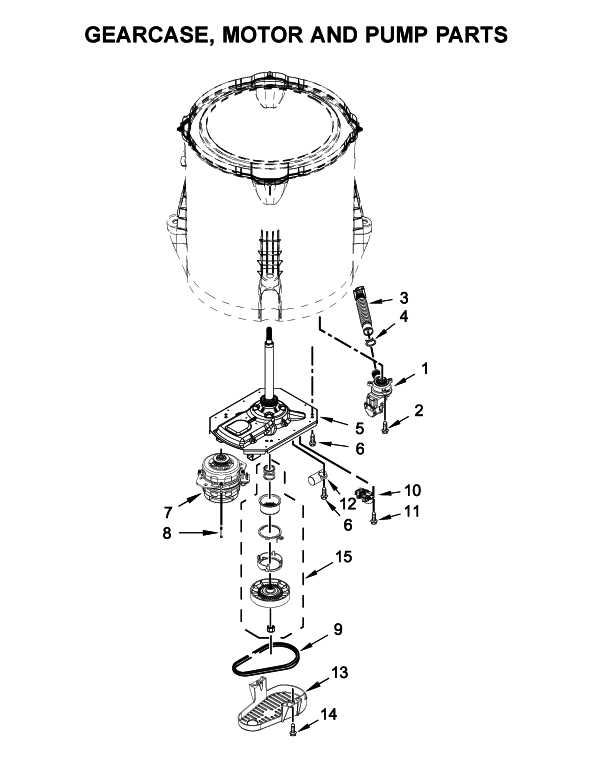 amana top load washer parts diagram