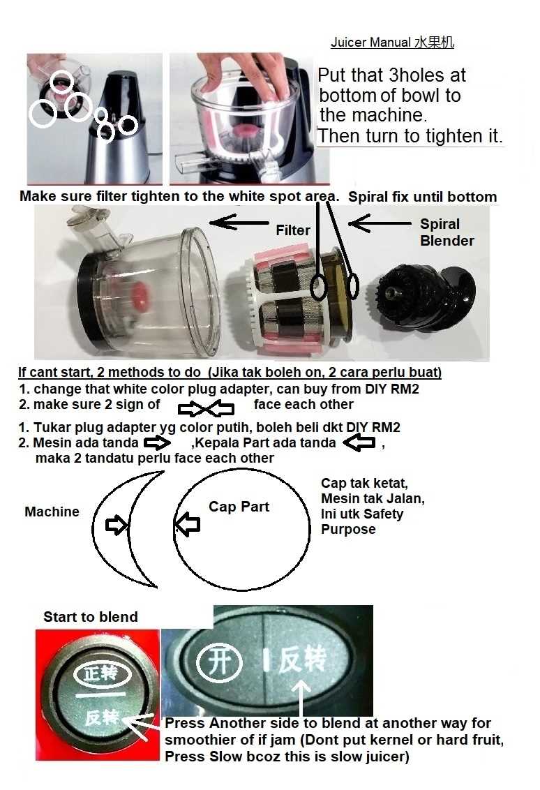 magic bullet parts diagram