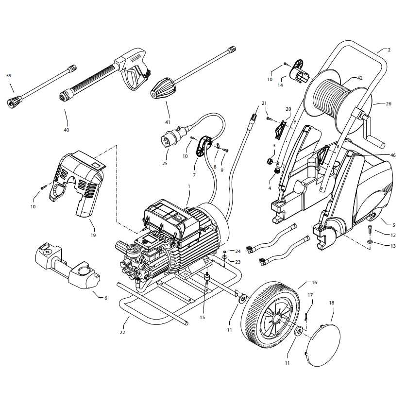 greenworks pressure washer parts diagram