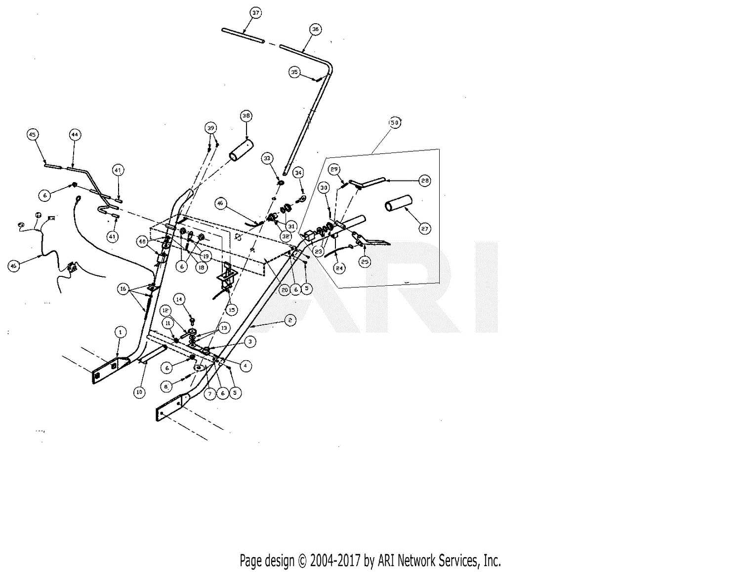 dr field and brush mower parts diagram