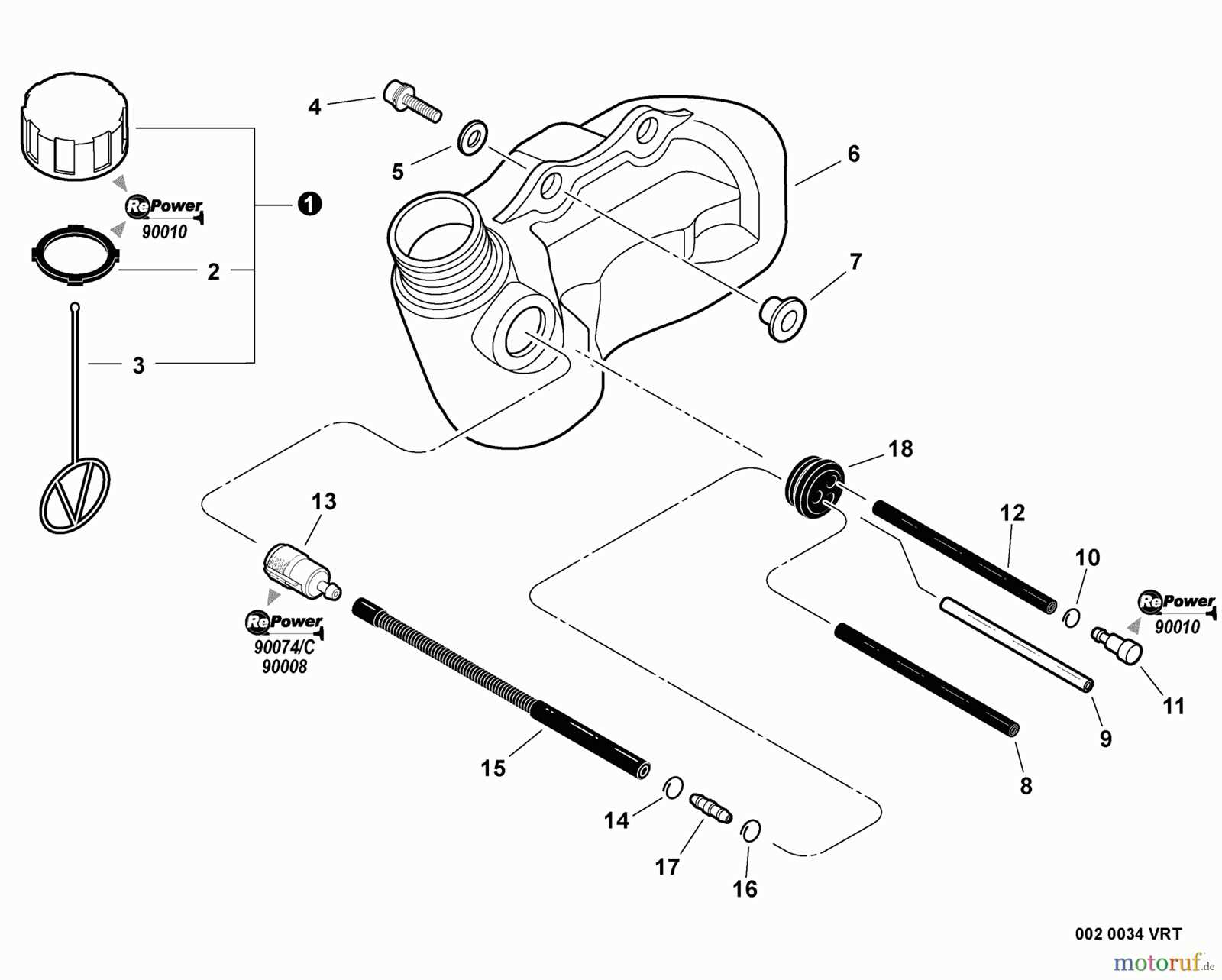 echo gt 225 parts diagram