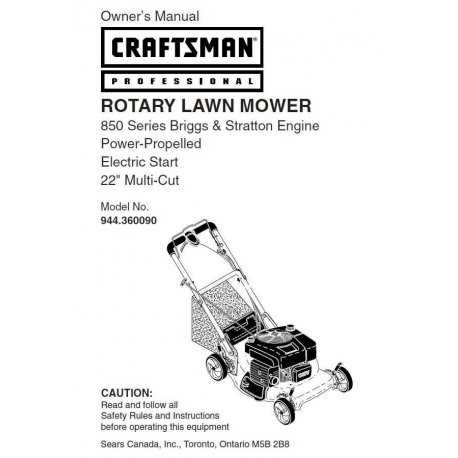 briggs and stratton 850 series parts diagram