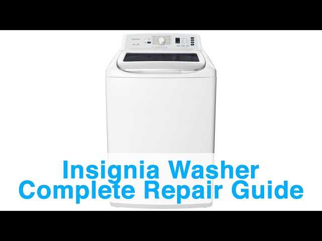 insignia washer parts diagram