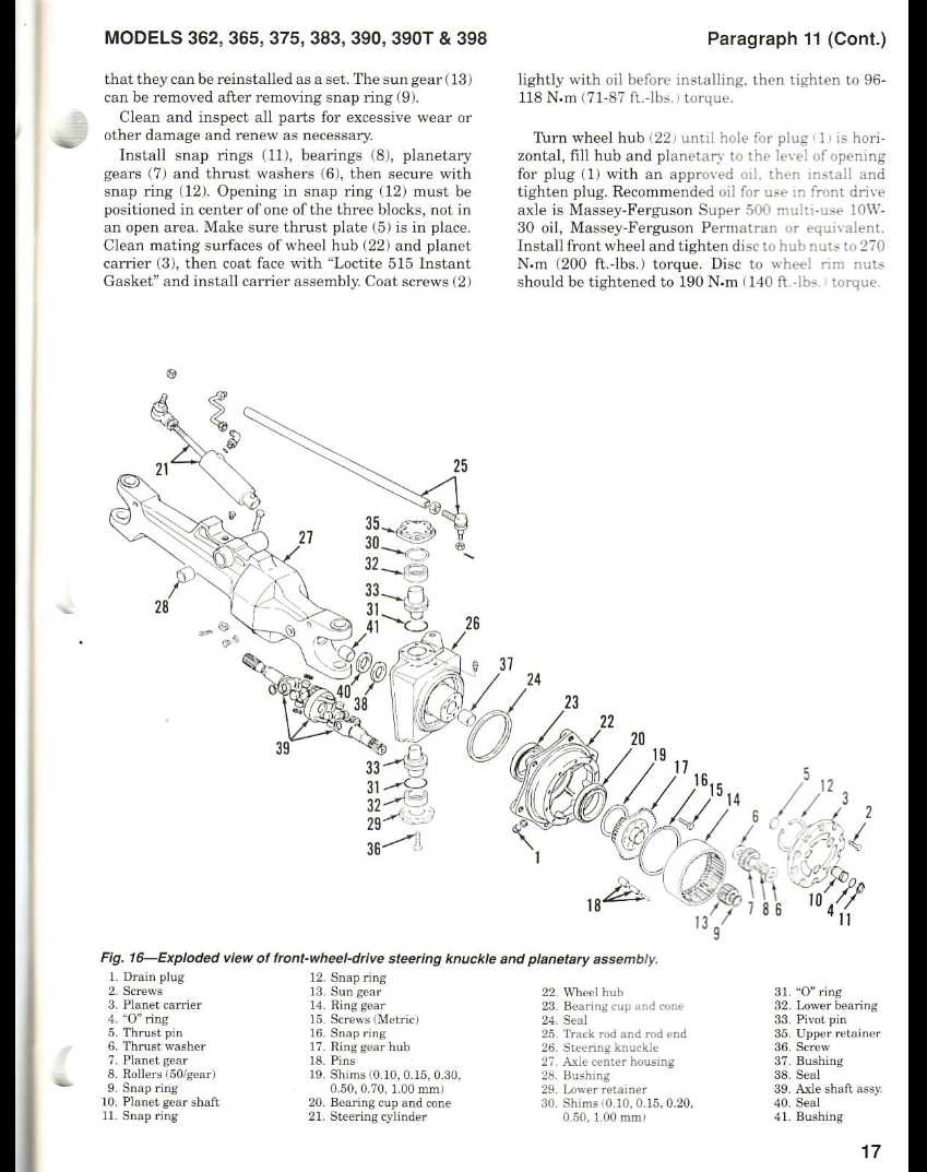 massey ferguson 362 parts diagram