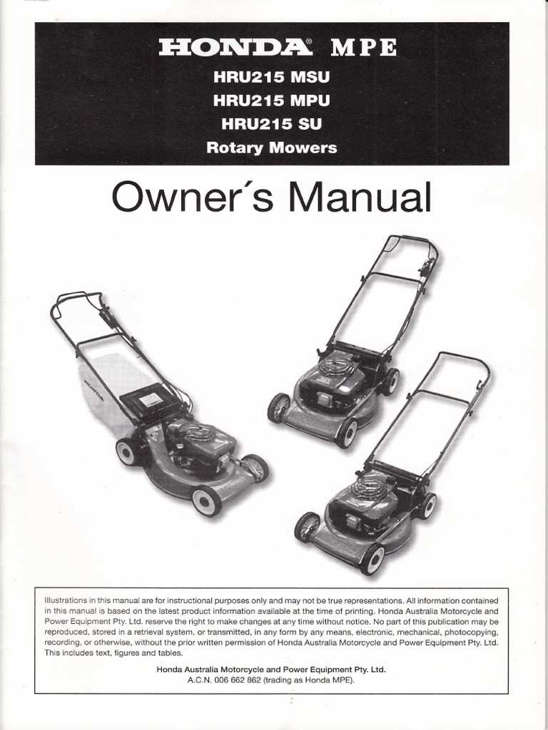 honda hr215 parts diagram