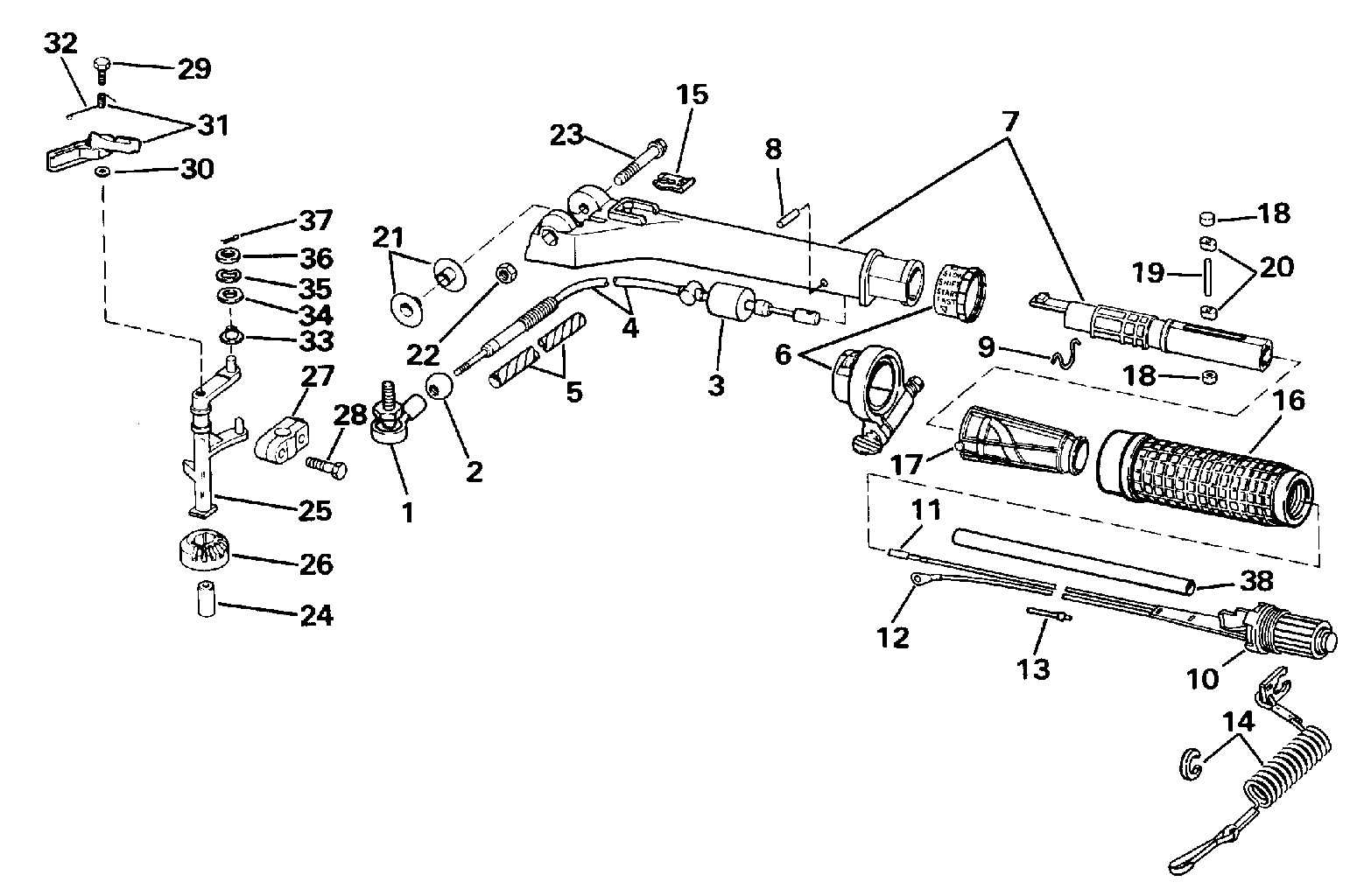 evinrude 9.9 parts diagram