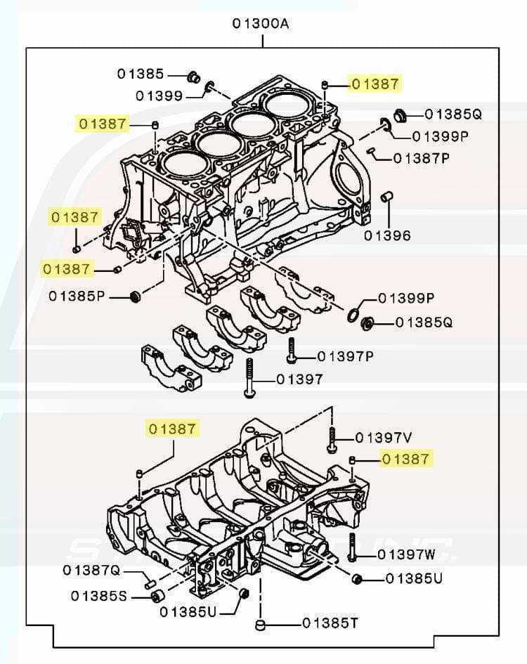 evo x parts diagram