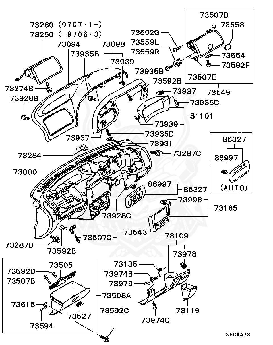 evo x parts diagram