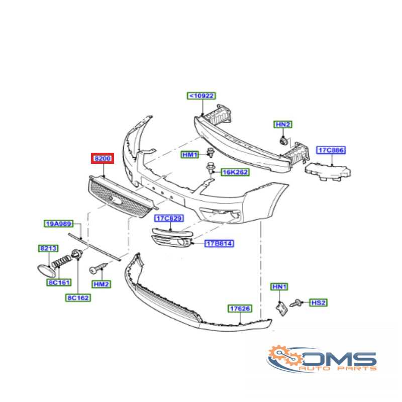 ford fiesta body parts diagram