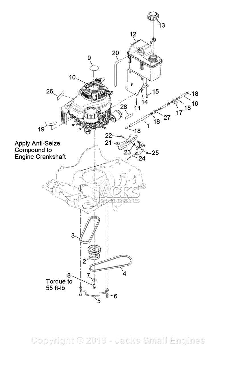 exmark 30 inch mower parts diagram