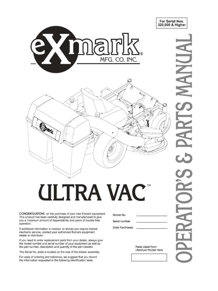 exmark 30 parts diagram